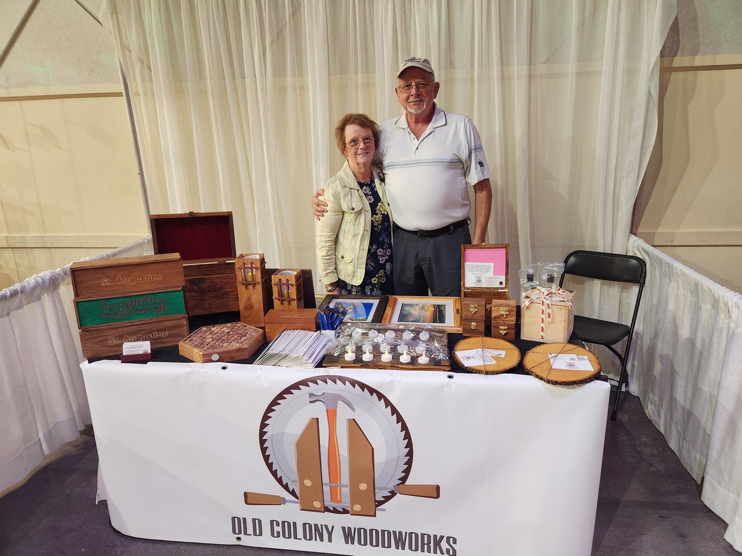 David Priest and his wife were recently a vendor at the First Coast Cultural Center’s Holiday Shoppes at the Ponte Vedra Concert Hall.